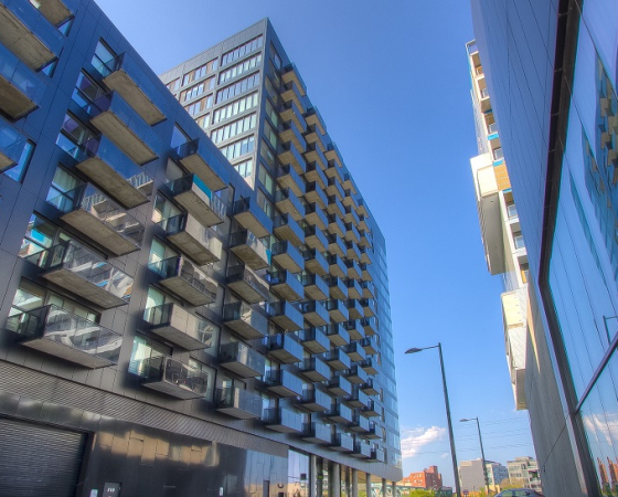 Condo in West Don Lands features open westward view