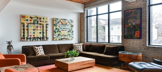 A west-end Toronto loft with a postindustrial vibe